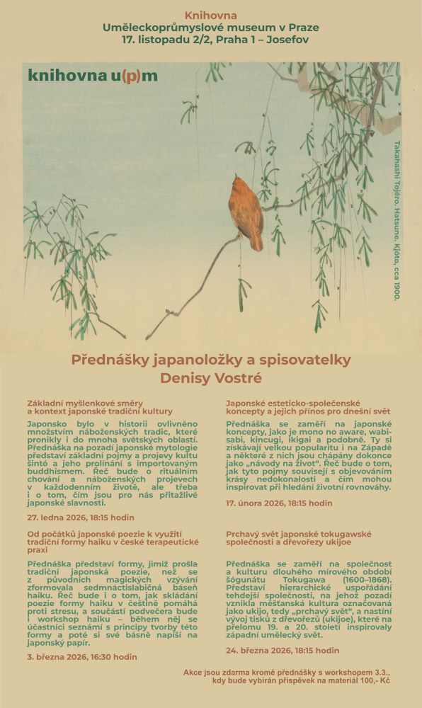 Pozvánka na další přednášky v knihovně U(p)M