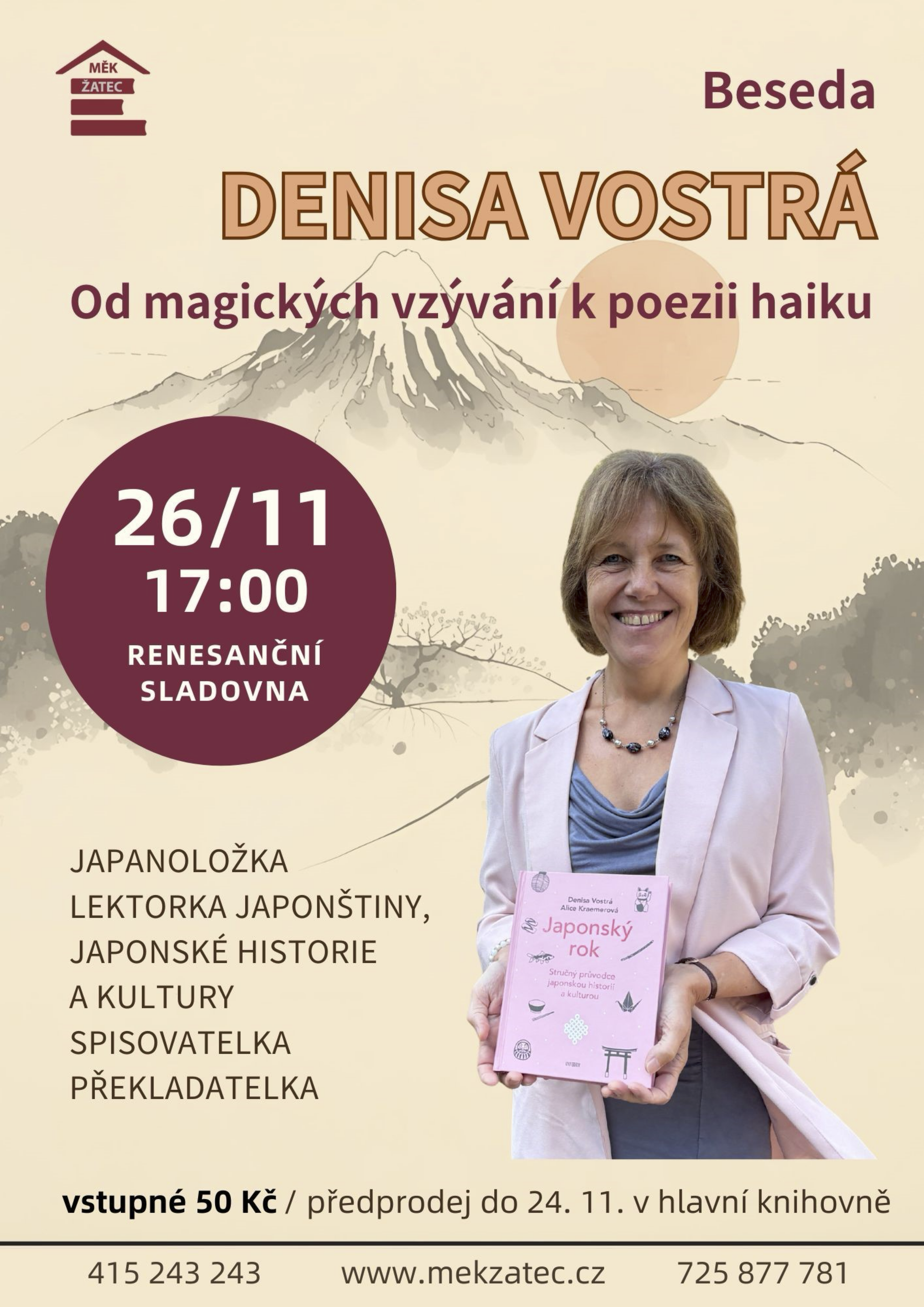 Přednáška a beseda v Žatci